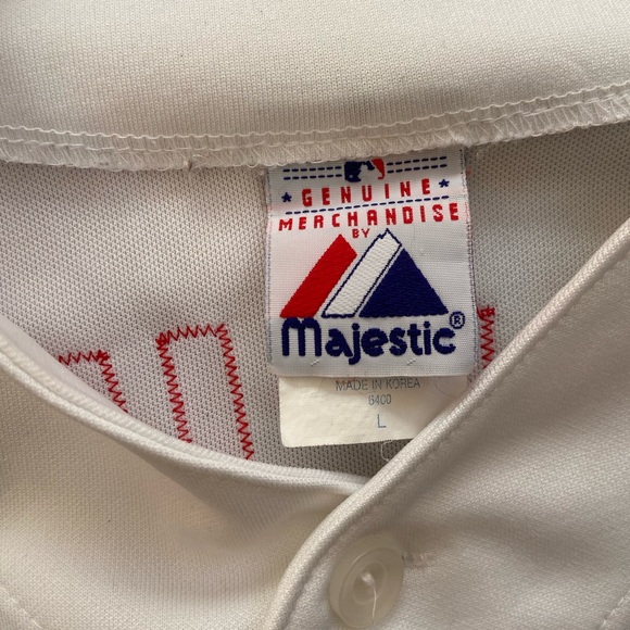 VINTAGE CARDINALS YADIER MOLINA JERSEY SIZE LARGE GOOD CONDITION WHITE - Picture 4 of 5